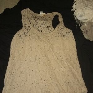Lace tank